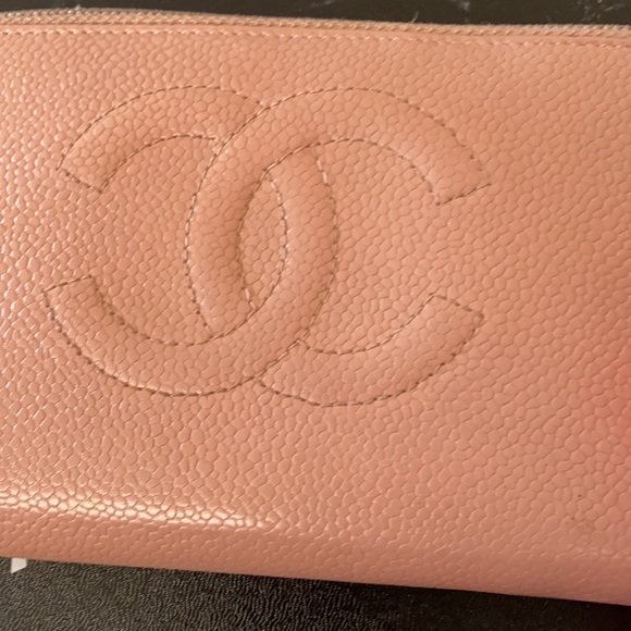 Chanel long wallet/clutch 100% auth w code. - Picture 2 of 12